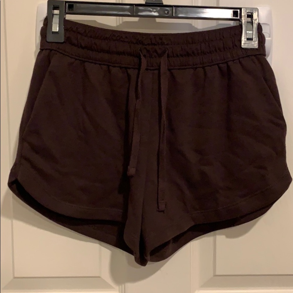 H&M Basics NEVER WORN Brown Sweat Shorts